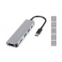 CONCEPTRONIC DONN02G 6-in-1 USB 3.2 Gen 1 Docking Station, USB 3.0 x 2, 60W USB PD, HDTV, SD, TF/MicroSD, 35.8 x 120 x 15 mm CON